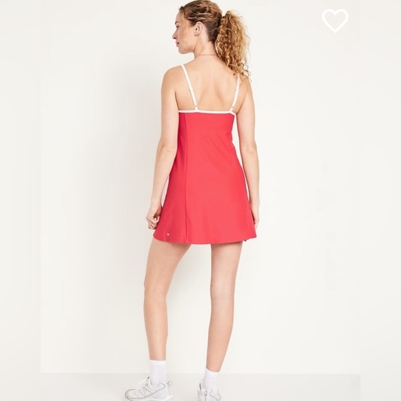 Powersoft Cami Athletic Dress - Cherry Tomato - Picture 2 of 5